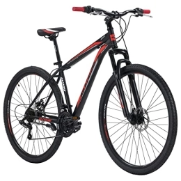 KS Cycling Mountain Bike KS Cycling, Mountain bike Hardtail Catappa nero / rosso RH Unisex adulto, 29 Zoll, 46 cm