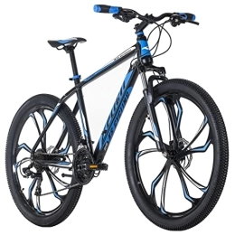 KS Cycling Mountain Bike KS Cycling Mountainbiek, Mountain Bike Hardtail 27, 5'' Xplicit Nero-Blu RH 53 cm Unisex Adulto, 27, 5 Zoll