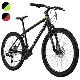 KS Cycling Bici KS Cycling Unisex – Mountain Bike Hardtail 26'' Xceed Nero / Rosso RH 50 cm 26