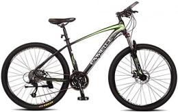 LAZNG Bici LAZNG 27 Connessione Mountain Bike, 27, 5 Pollici Big Tyre Mountain Trail Bike, Dual-Sospensione for Mountain Bike, Struttura di Alluminio, Womens Biciclette da Uomo (Colore : Green)
