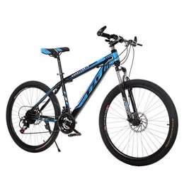 LBWT Bici LBWT Mountain Bike for Adulti, Unisex Moda 24 velocità MTB, Acciaio di Alta Carbonio Telaio, Outdoor Leisure Sport, Articoli da Regalo (Color : Black Blue)