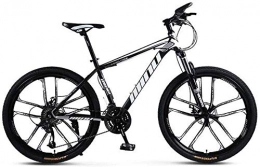 LBWT Bici LBWT Mountain Bike for Bambini, 26 Pollici Comfort Bicycle, Dual Suspensio, Adulti / Boys, Regali (Color : Black White, Size : 24 Speed)