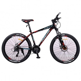 LDDLDG Bici LDDLDG Mountain Bike 26" 27 velocità unisex bicicletta leggera telaio in lega di alluminio sospensione anteriore doppio freno a disco (colore: B)
