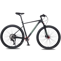 LIANAI Mountain Bike LIANAI zxc - Telaio in lega di alluminio, mountain bike, doppio freno a olio anteriore; posteriore a sgancio rapido in carbonio (colore: nero)
