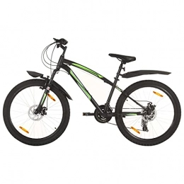 LINWXONGQP Bici LINWXONGQP Materiale Telaio / Forcella: Acciaio Mountain Bike 21 Speed 26" Ruote 36 cm Nero Ricreazione all'aperto