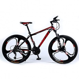 LISI Mountain Bike LISI Bicicleta de montaña para adultos 26 pulgadas 30 velocidades Una rueda todoterreno amortiguador de Hombres y Mujeres biclicleta Bicicleta, Red