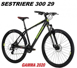 LOMBARDO BICI Mountain Bike LOMBARDO BICI SESTRIERE 300 Ruota 29 Shimano Altus 21V Gamma 2020 (Black Lime Matt, 46 CM)