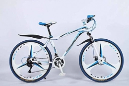MJY Bici MJY Bicicletta 26 in mountain bike a 21 velocità per adulto, telaio completo in lega di alluminio leggero, sospensione anteriore ruota da uomo bicicletta, freno a disco 6-24, E