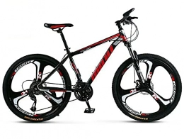 Generic Bici Mountain Bike - 2021 per uomo donna Junior 26'' Ruota 21 Velocità - Nero & Rosso
