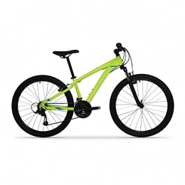 DXDHUB Mountain Bike Mountain Bike, 21 velocità, ruote da 27, 5 pollici, telaio leggero in lega di alluminio, doppio freni a V in acciaio, tre opzioni di colore. (colore: verde-M)