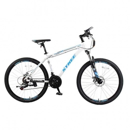 actoper Bici Mountain bike 26 pollici, bici da uomo in lega di alluminio ammortizzato, fuoristrada a 21 velocità, sospensione per mountain bike con sospensione completa, freno a disco, forcella ammortizzata (blu)