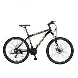 actoper Mountain Bike Mountain bike 26 pollici, bici da uomo in lega di alluminio ammortizzato, fuoristrda a 21 velocità, sospensione per mountain bike con sospensione completa, freno a disco, forcella ammortizzata (verde)