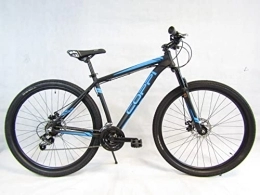 COPPI Mountain Bike Mountain bike 29'' mtb front telaio alluminio cambio 21 velocita' freni a disco (M(mt.1, 70 / 1, 85), nero / blu)