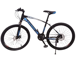 Mountain Bike Completa Doppia Sospensione MTB 26 "Ruota Freno A Disco 21 Spd Blu Adulti e bambini 10/11 anni e oltre