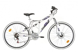 SPR Mountain Bike Mountain bike da 26", con sospensioni Axis Lady, 18 velocità, freno anteriore a disco e freno posteriore V-brake
