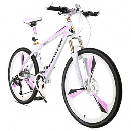 AMAIRS Mountain Bike Mountain Bike da Donna, Bici da Corsa per Fuoristrada Leggera in Lega di Alluminio 24" / 26" 27 Ruota A Raggi Variabili / Ruota Integrata Bici da Donna, Integrated Wheel, 26"