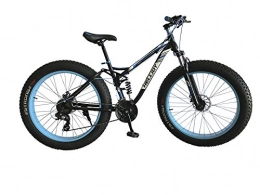All-Bikes Bici Mountain bike, fatbike, hardtail, Shimano, sospensioni, ammortizzatore posteriore, fat, extreme (blu)