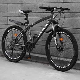 ZYZYZY Bici Mountain Bike Leggero MTB Alto-acciaio Al Carbonio 21 Velocità Velocità Variabile Freno A Doppio Dischi 26 Pollici Bici Da Strada Velocità A-21 24 Pollici