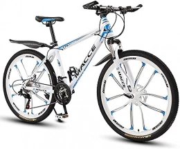 Y DWAYNE Bici Mountain Bike Outroad Bicycle, 26 pollici, 27 velocità, ammortizzatore anteriore bloccabile, ruote antiscivolo, freni a disco anteriori e posteriori, altezza adatta 160 ~ 180 cm, per adulti o adolescenti