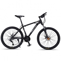 WGYDREAM Mountain Bike Mountainbike Bici Bicicletta MTB Montagna Biciclette 26" Pollici MTB Bike 24 / 27 Speed ​​Carbon Steel Frame Sospensione Anteriore Freno A Disco MTB Mountain Bike ( Color : Black , Size : 27speed )