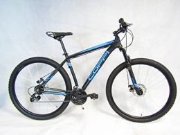 COPPI Bici MTB 29 front mountain bike bicicletta in alluminio cambio shimano 21v (nero / blu)