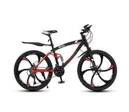 N&I Bici N&I Bike Adult Mens 26 inch Mountain Bike Student Double Disc Brake City Bicycle High-Carbon Steel Snow Bikes Magnesium Alloy Integrated Wheels B 30 Speed B 24 Speed