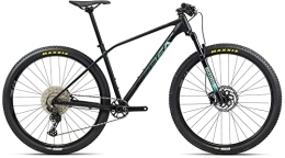 Orbea Bici ORBEA Alma H50 29R Mountain Bike (XL / 53, 3 cm, nero (opaco) / verde ghiaccio (lucido)