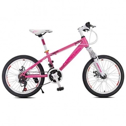 Creing Bici Pieghevole Bicicletta 24 velocit Mountain Bike Telaio in Acciaio ad Alto Carbonio Citybike per Adulti Bici, Pink