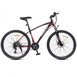 QIU Mountain Bike QIU Mountain Bikes Hyx1 26 Pollici 3 Ruote a Raggio 21 velocità Bicicletta da Montagna Dual Dual Disc Bicycle (Color : Red, Size : 26")