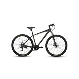 QYTEC Mountain Bike QYTEC zxc - Bicicletta da uomo, mountain bike, da donna, adulto, in alluminio, doppio disco, freno stradale a 21 velocità, con cinghia a sospensione forcella anteriore, colore: grigio A29143