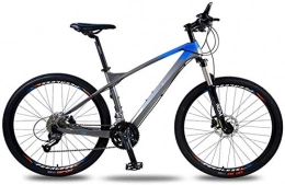 AYDQC Mountain Bike Racing Class Mountain Bike per adulti, in fibra di carbonio, olio freno a disco, 26" -27 velocità, più veloce e più risparmio di manodopera 7-10, giallo fengong (colore blu)