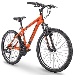 ROYCE UNION RTT 74408 - Mountain bike da uomo, 21 velocità, telaio in alluminio da 15 pollici, grilletto, mandarino opaco
