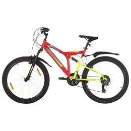 SKM Mountain Bike 21 Speed 26" Ruote 49 cm Rosso