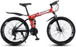 Aoyo Bici Sospensione Bivio 26" biciclette 21-velocità Mountain bike for adulti, alluminio leggero sospensione totale frame, freni a disco,