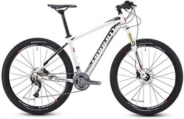 Syxfckc MTB Bicicletta, nip frenatura Forte, Veloce ed efficiente, Pneumatici 27,5 Pollici, Alluminio MTB 27 velocità, Sedile Regolabile Uomini Donne (Color : White)