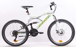 VTT Mountain Bike VTT - MTB 24", completamente ammortizzata, 18 velocità con cambio Shimano TZ500, freno anteriore a disco