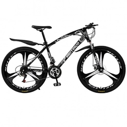 WGYDREAM Bici WGYDREAM Mountainbike Bici Bicicletta MTB 26” Mountain Bike - 21 / 24 / 27 velocità - Facile da Usare A Manopola Leve Freni A Disco MTB Mountain Bike (Color : Black, Size : 24 Shimano Speed)