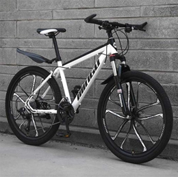 WJSW Mountain Bike WJSW Bicicletta da Cross Country per Adulti con Telaio in Acciaio ad Alto tenore di Carbonio - Mountain Bike Hardtail per pendolari (Dimensioni: 30 velocità)