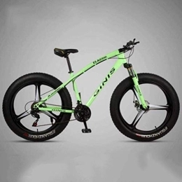 WJSW Mountain Bike WJSW Mountain Bicycle - City Road Bicycle Dual Suspension Mountain Bikes Sports Leisure (Colore: Verde, Dimensione: 21 velocità)