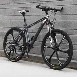 WJSW Bici WJSW Mountain Bike per Adulti 26 Pollici City Road Bicycle, Mens MTB Sports Leisure (Colore: Black Ash, Dimensioni: 24 velocità)