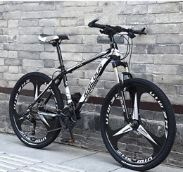 xiaoyan Mountain Bike xiaoyan - Bicicletta ibrida da uomo per mountain bike, mountain bike, da trekking, da strada, da uomo, con freni a disco idraulici a 24 velocità, leggera, da viaggio, colore: nero