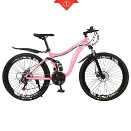 XNEQ Bici XNEQ Mountain Bike per Adulti con Ammortizzatore da 26 / 24 / 27 velocità da 26 Pollici, Bicicletta da Studente con Ruote da 40 Coltelli, 1, 21