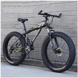 XXCZB Bici XXCZB Mountain Bike Hardtail Fat Tire con Sospensione Anteriore per Adulti Uomo Donna 49 Pneumatici Larghi Bicicletta da Montagna Antiscivolo Bicicletta a Doppio Disco in Acciaio al Carbonio