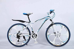 JIAWYJ Mountain Bike YANGHAO-Mountain bike per adulti- Bike in montagna a 24 velocità a 24 velocità per adulto, lega leggera in lega di alluminio full frame, ruota anteriore sospensione per biciclette da uomo, freno a dis