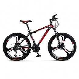 YGRSJ 26"Wheel Mountain Bike 24 velocità, Cruiser Bicycle Beach Ride Travel Sport Bianco/Rosso,Red