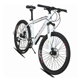Youpin Bici Youpin Mountain Bike Bicicletta 26 Inch 27 Velocità Fat Bike Alluminio Lega Shifting Adatto per le zone di montagna più sicuro (Colore: Bianco e viola, Dimensioni: 66 cm)
