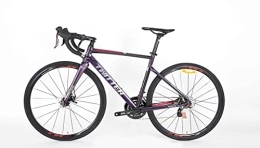 TWITTER Bicicletas de carretera Bicicleta de carreras con freno de disco pasador pasante kit Shimano R7000-22speed horquilla de carbono (48 cm (165 cm-175 cm)