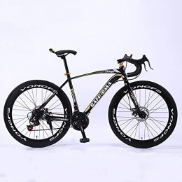 MSG ZY Bicicletas de carretera Bicicleta de carretera, ciclo MTB, cuadro de acero con alto contenido de carbono, 26 ", bicicleta todo terreno de 21 velocidades, bicicleta de montaña con doble suspensión y freno de disco doble