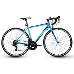 Creing Bicicletas de carretera Bicicleta De Ciudad 14-Velocidades Bici Doblez Marco de Aleacin de Aluminio para Unisex Adulto, Blue