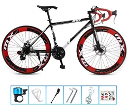 YANGSANJIN Bicicleta Bicicleta de montaña, bicicleta todoterreno de acero con alto contenido de carbono de 26 pulgadas, bicicletas de suspensión completa, freno suave de disco para mujer, cola suave para hombre